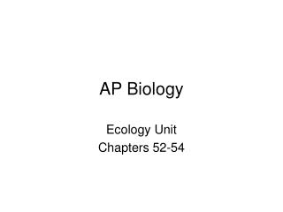 AP Biology