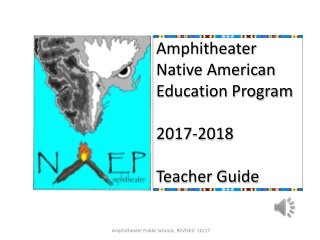 Amphitheater Native American Education Program 2017-2018 Teacher Guide
