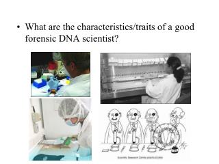What are the characteristics/traits of a good forensic DNA scientist?