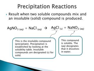 PPT - Precipitation Reactions PowerPoint Presentation, free download ...