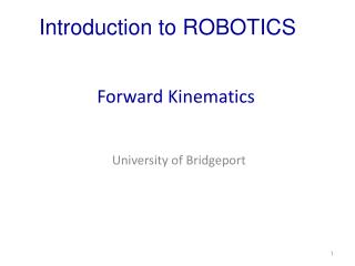 Ppt Forward Kinematics Powerpoint Presentation Free Download Id