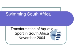 Swimming South Africa