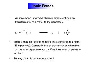 ppt ionic bonds powerpoint presentation id 3199703 why do ionic bonds form