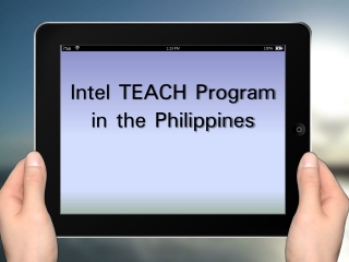 Intel TEACH Program in the Philippines