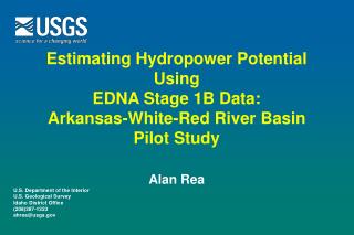 Estimating Hydropower Potential Using EDNA Stage 1B Data: Arkansas-White-Red River Basin Pilot Study