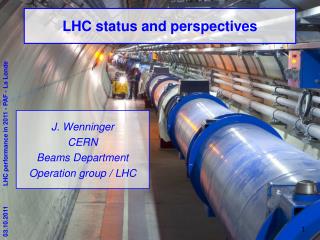 LHC status and perspectives