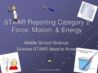 STAAR Reporting Category 2 Force, Motion, & Energy