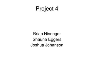 Project 4