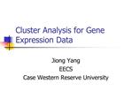 Cluster Analysis for Gene Expression Data