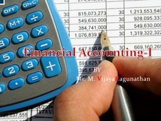 Financial Accounting - I