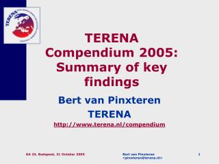 TERENA Compendium 2005: Summary of key findings