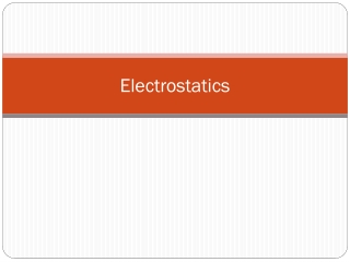 Electrostatics