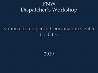 PNW Dispatcher’s Workshop