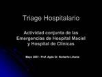 Triage Hospitalario