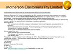 Motherson Elastomers Pty Limited