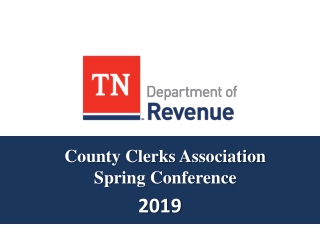 County Clerks Association Spring Conference