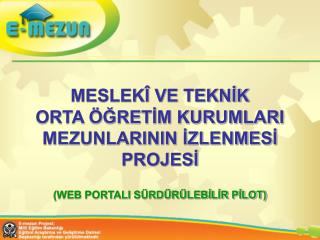 MESLEKÎ VE TEKNİK ORTA ÖĞRETİM KURUMLARI MEZUNLARININ İZLENMESİ PROJESİ