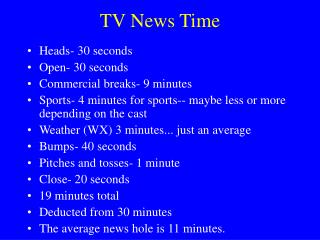 TV News Time