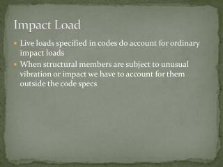 Impact Load