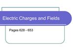 Electric Charges and Fields