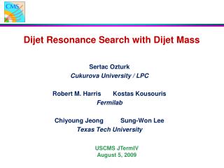 Dijet Resonance Search with Dijet Mass