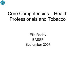 Core Competencies – Health Professionals and Tobacco