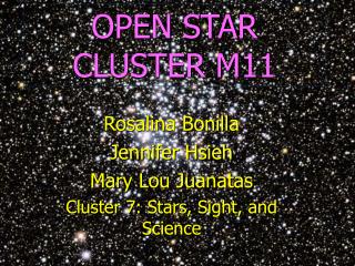 OPEN STAR CLUSTER M11