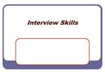 Interview Skills