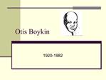 Otis Boykin