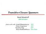 Transitive-Closure Spanners