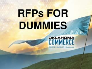 RFPs FOR DUMMIES