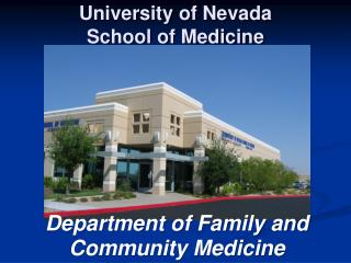 University of Nevada School of Medicine