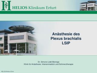 Anästhesie des Plexus brachialis LSIP