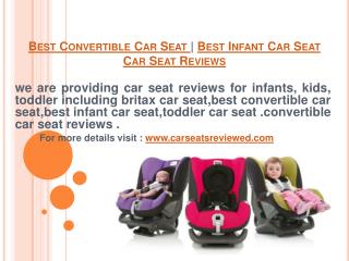 best convertible car seat | best infant car seat | car seat