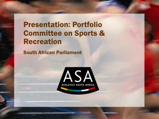 Presentation: Portfolio Committee on Sports & Recreation