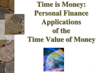 Time is Money: Personal Finance Applications of the Time Value of Money