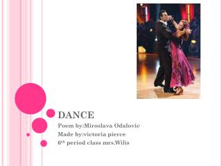 DANCE