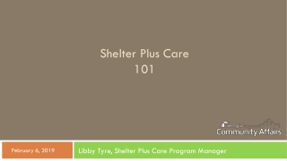 Shelter Plus Care 101
