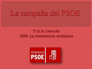 La campaña del PSOE