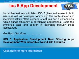 ios 5 app development
