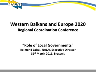 About NALAS Message from NEXPO Sarajevo 2011 2020 Agenda – Challenges and Opportunities