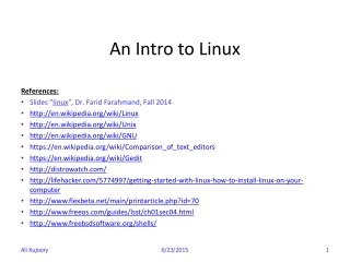 An Intro to Linux