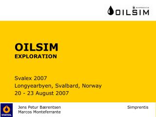 OILSIM EXPLORATION