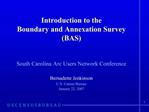 Introduction to the Boundary and Annexation Survey BAS