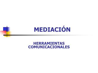 MEDIACIÓN