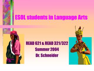 ESOL students in Language Arts