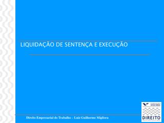 Direito Empresarial do Trabalho – Luiz Guilherme Migliora