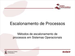 Escalonamento de Processos