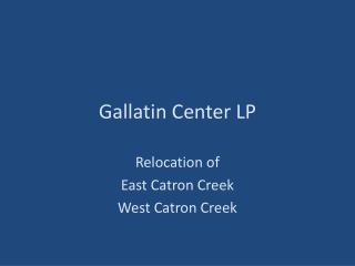 Gallatin Center LP