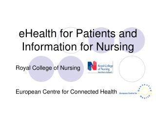 eHealth for Patients and Information for Nursing